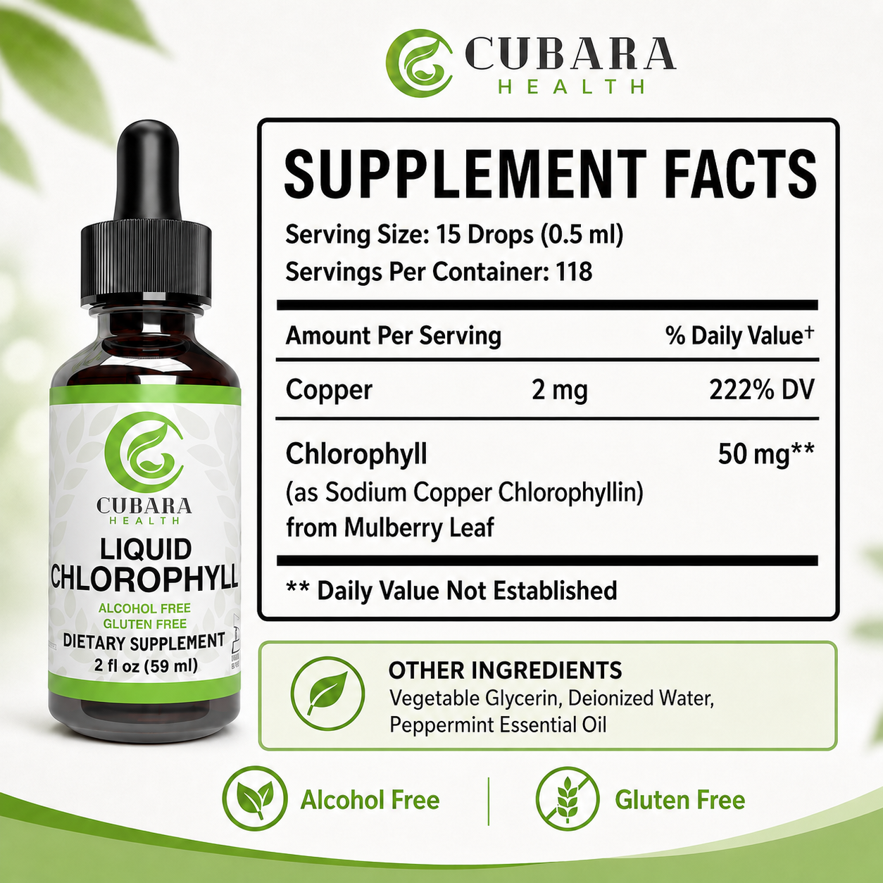 Liquid Chlorophyll Drops